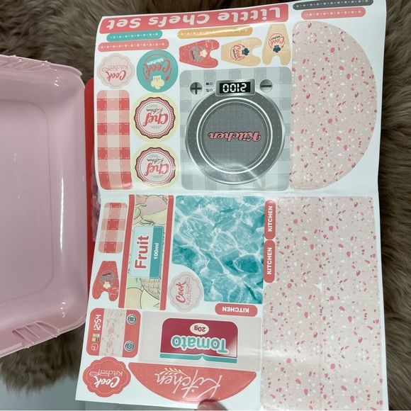 New Pretend Kitchen Play Set 3-in-1 Suitcase with Toy Pots Pans Dishes For 3+ - Picture 12 of 14